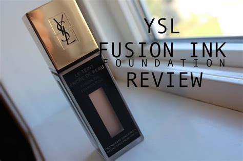 ysl fusion ink bd50 review|YSL Fusion Ink Foundation; Review & S.